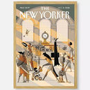 affiche new yorker art mural autocollant étanche décoration esthétique
