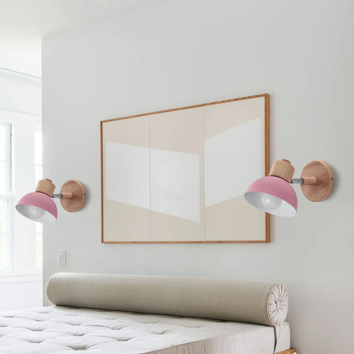 applique murale nordique en bois style mignon et moderne - vue 5 sur 13