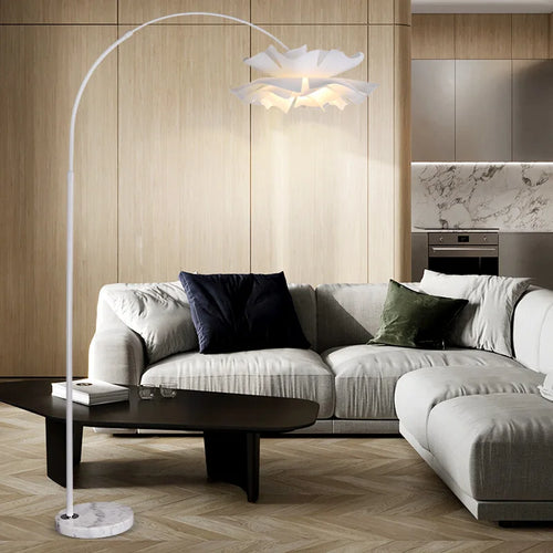 lampadaire en acrylique design pour décoration intérieure élégante - vue 5 sur 17