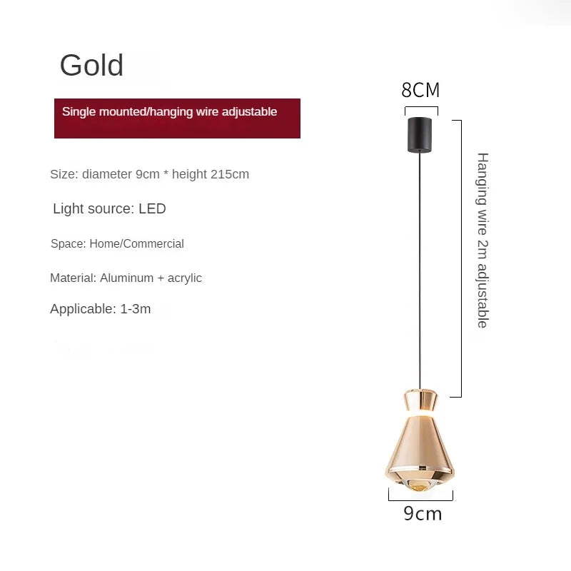 lampe de chevet postmoderne élégante pour décoration intérieure moderne - vue 11 sur 12