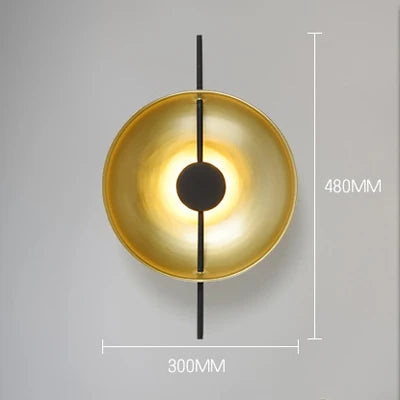 applique murale led nordique post-moderne pour éclairage d'hôtel - vue 8 sur 8