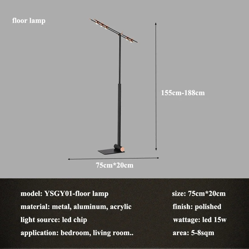 lustre LED circulaire moderne design nordique pour intérieur élégant - vue 13 sur 15