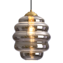 suspension en verre teinté design moderne pour éclairage intérieur