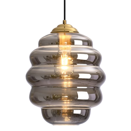 suspension en verre teinté design moderne pour éclairage intérieur - vue 7 sur 15