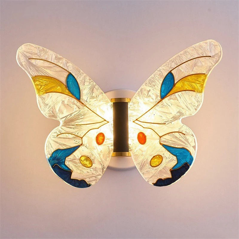 applique murale papillon décorative design nordique pour intérieur moderne