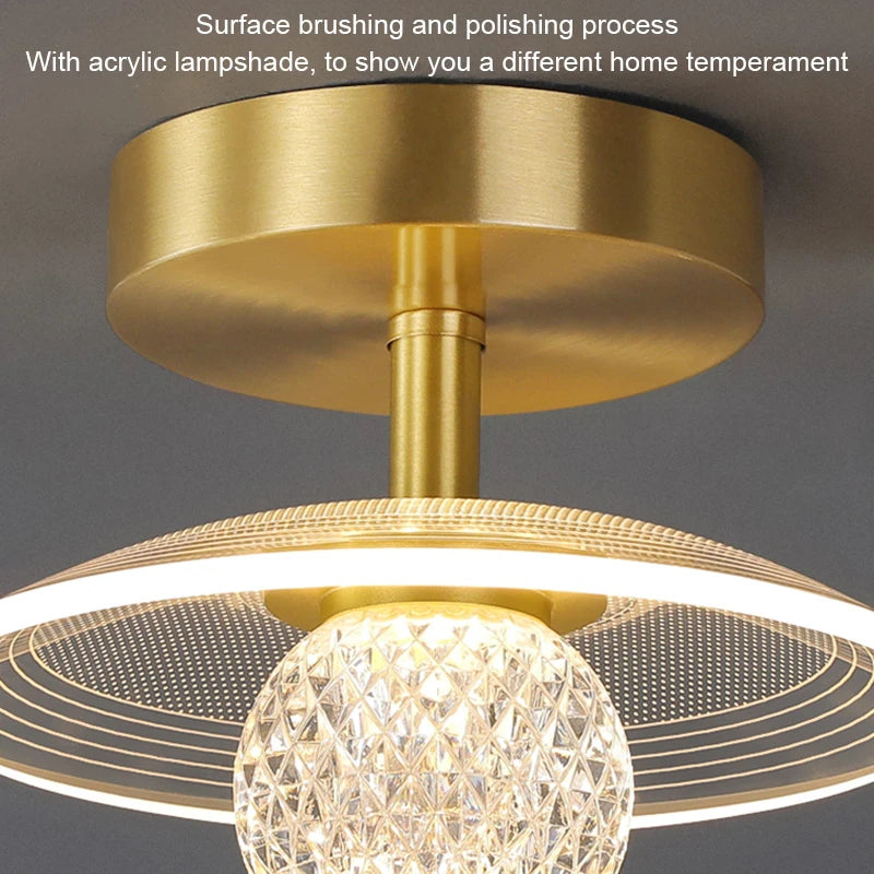 plafonnier led nordique pour décoration intérieure table à manger - vue 6 sur 12