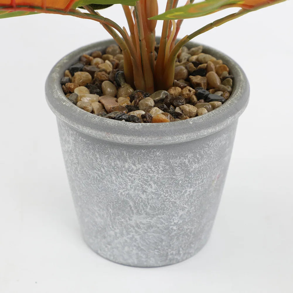 plante artificielle en pot pour décoration intérieure et fête - vue 5 sur 6