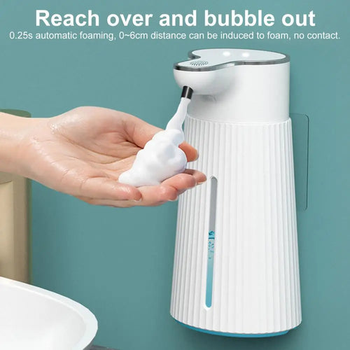 distributeur de savon automatique mural rechargeable rapide à capteur - vue 3 sur 8