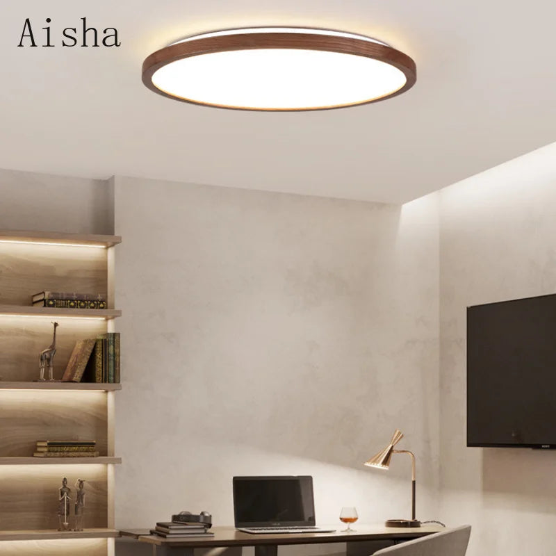 plafonnier ultra mince design moderne pour intérieur élégant - vue 3 sur 12
