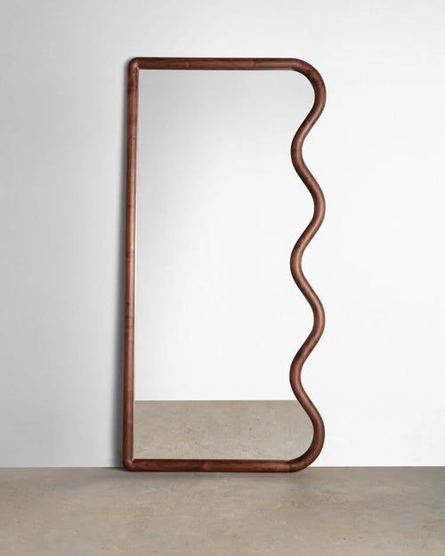 miroir rétro créatif en bois pour décoration intérieure mural - vue 8 sur 8