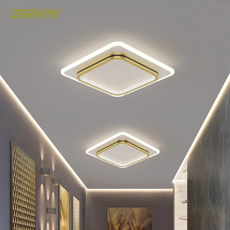 plafonnier moderne led luxueuse décoration intérieure nordique créative - vue 3 sur 14