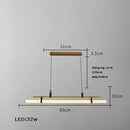 lustre minimaliste à led tendance 2022 éclairage suspendu