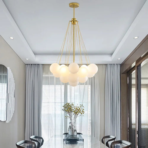lustre moderne en verre pour une décoration élégante à la maison - vue 4 sur 10