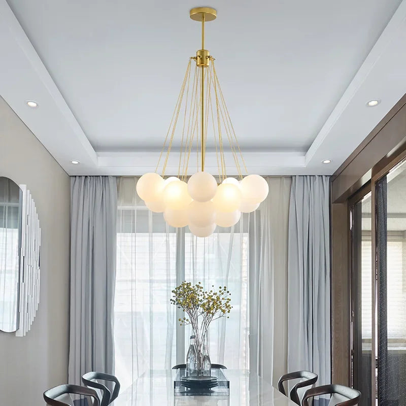lustre moderne en verre pour une décoration élégante à la maison - vue 4 sur 10