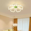 plafonnier moderne en forme de fleur pour décoration romantique