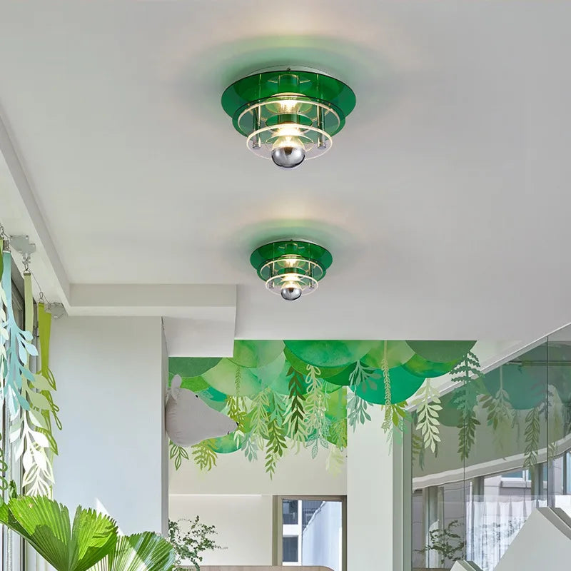 plafonnier acrylique design nordique style spatial pour décoration intérieure - vue 2 sur 14