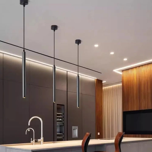 lampe led suspendue au style simple et moderne haut de gamme - vue 4 sur 10