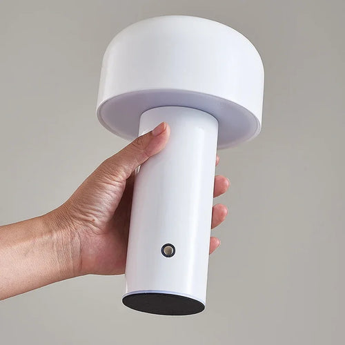lampe de table champignon sans fil rechargeable variable type c