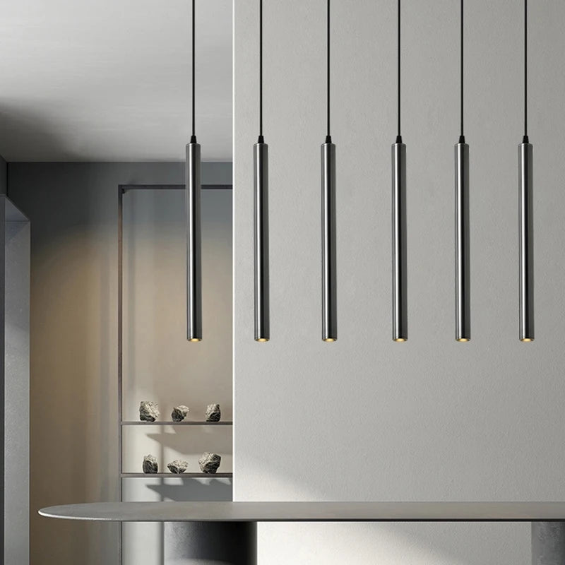 lampe led suspendue au style simple et moderne haut de gamme - vue 2 sur 10