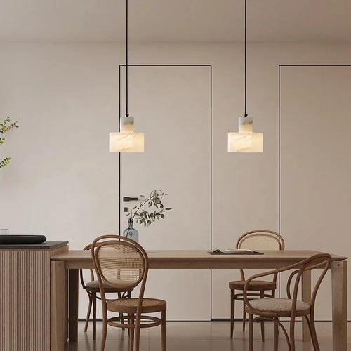 suspension moderne en marbre pour un éclairage intérieur élégant - vue 7 sur 7