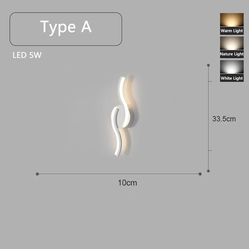 applique murale led minimaliste montée en surface - vue 12 sur 16