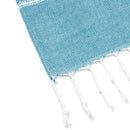 serviette de plage turque rayée coton franges absorbante