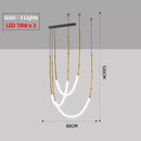 suspension led moderne pour décoration intérieure élégante et stylée