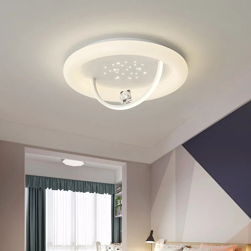 plafonnier mignon ours étoilé pour chambre enfant romantique - vue 5 sur 10