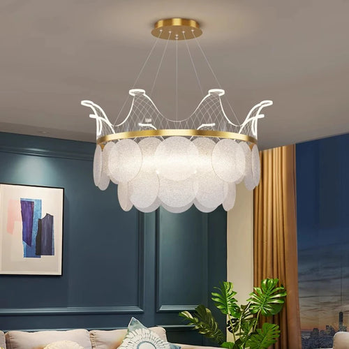 lustre d'éclairage intérieur pour salon et salle à manger - vue 2 sur 9