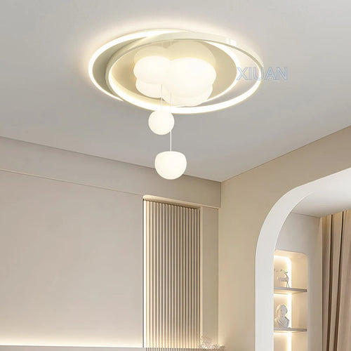 lustre romantique à bulles pour salon et bureau - vue 5 sur 19