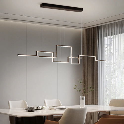 suspension led moderne design artistique pour intérieur - vue 2 sur 9