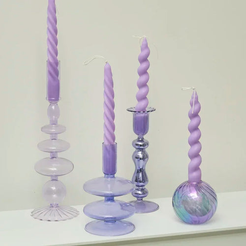 bougeoirs décoratifs en verre pour mariage et décoration intérieure - vue 3 sur 32