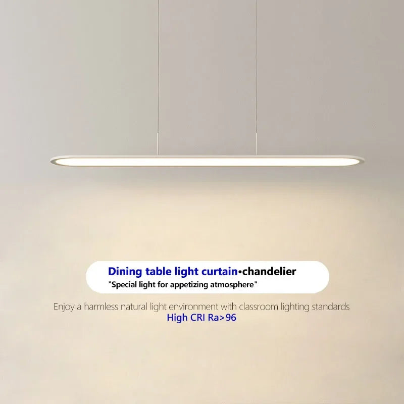 suspension led moderne minimaliste en ferronnerie pour bar - vue 6 sur 13