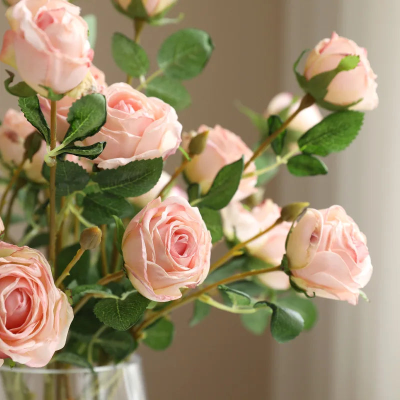têtes de peinture à lhuile fleur de rose décoration florale mariage - vue 4 sur 11