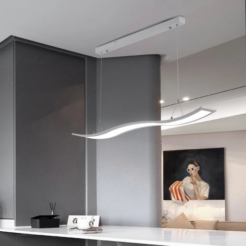 suspension led nordique pour cuisine et espaces intérieurs modernes - vue 4 sur 12