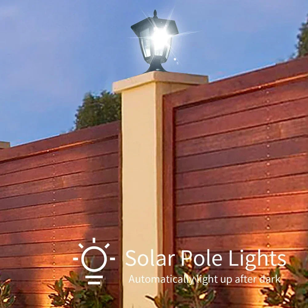 lampe solaire extérieure pour décoration de jardin et clôture - vue 7 sur 8