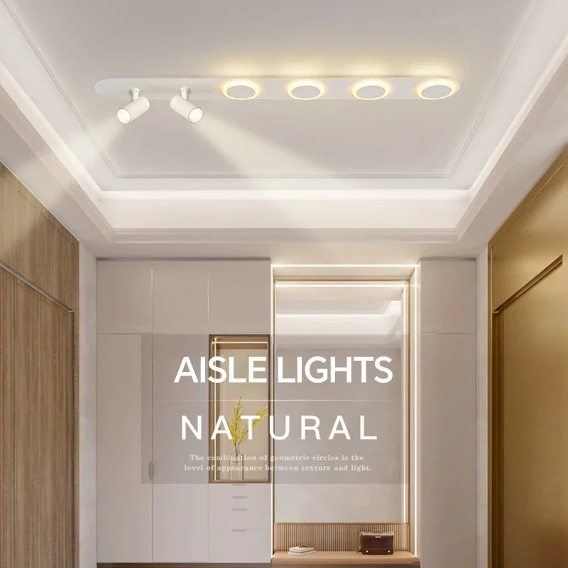 plafonnier led nordique moderne pour décoration intérieure et extérieure - vue 6 sur 16