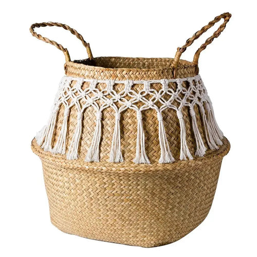 panier en osier tressé pour rangement et décoration polyvalente - vue 15 sur 18