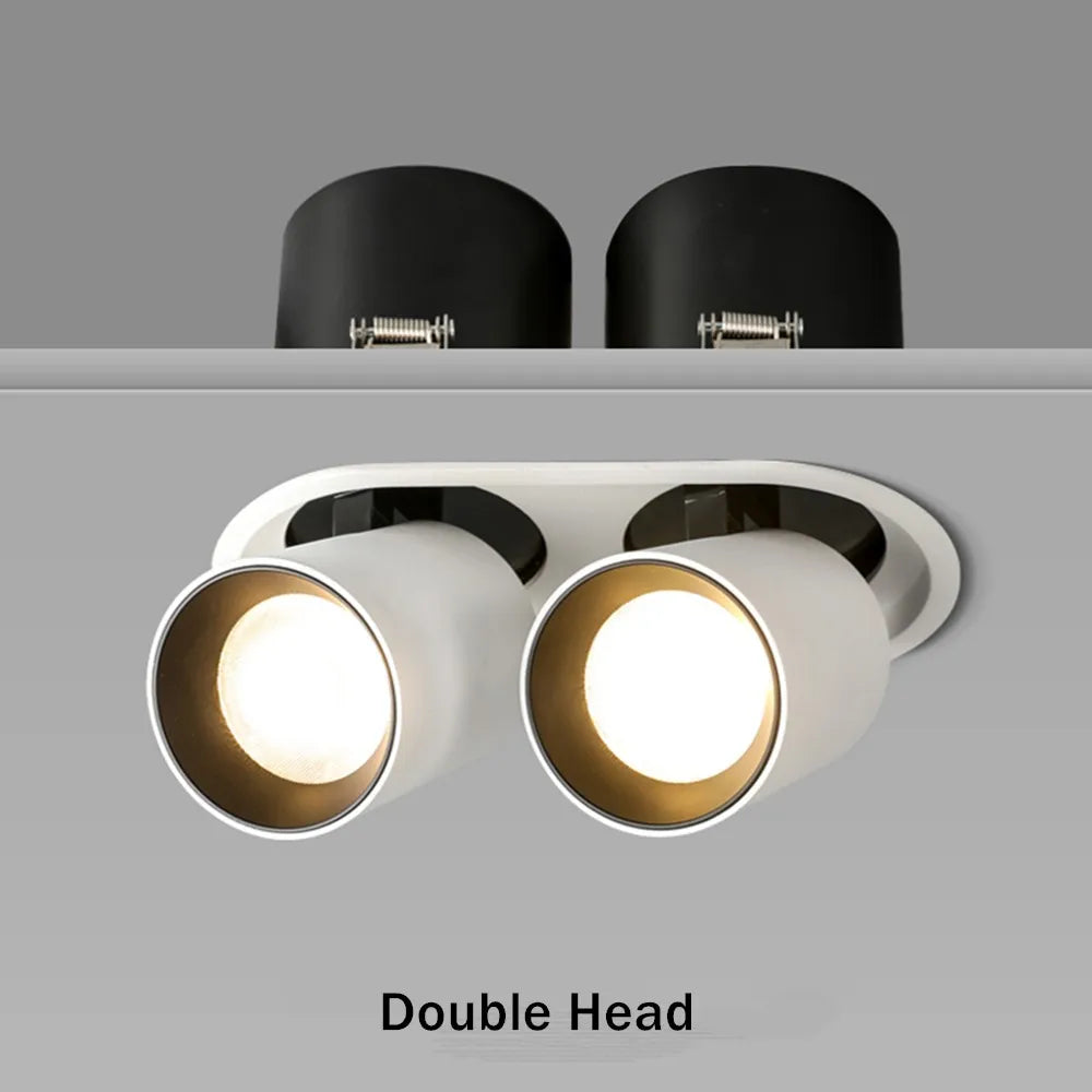 spot led encastrable extensible pour éclairage intérieur - vue 3 sur 5