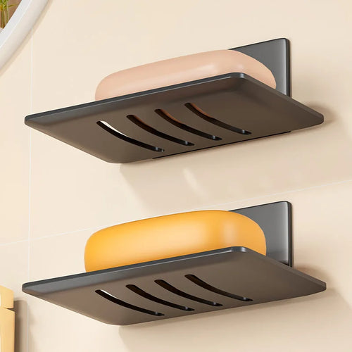 porte-savon mural en aluminium pour rangement de salle de bain et cuisine - vue 5 sur 9