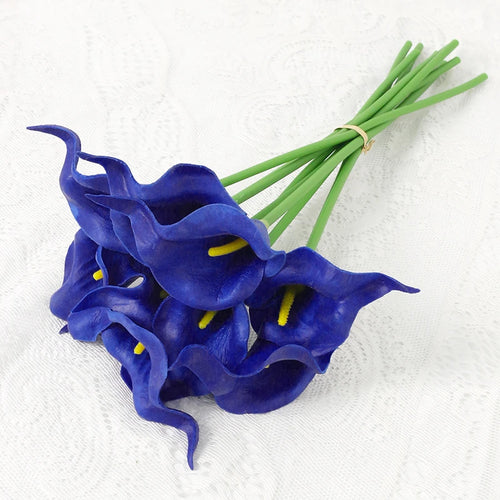 lot de fleurs artificielles lys calla pour mariage et décoration florale - vue 12 sur 23