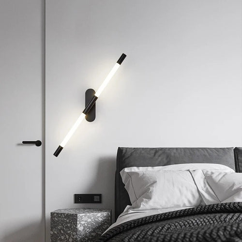Applique murale LED longue ligne au design nordique moderne - vue 3 sur 8