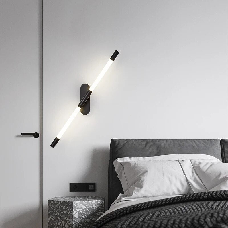 Applique murale LED longue ligne au design nordique moderne - vue 3 sur 8