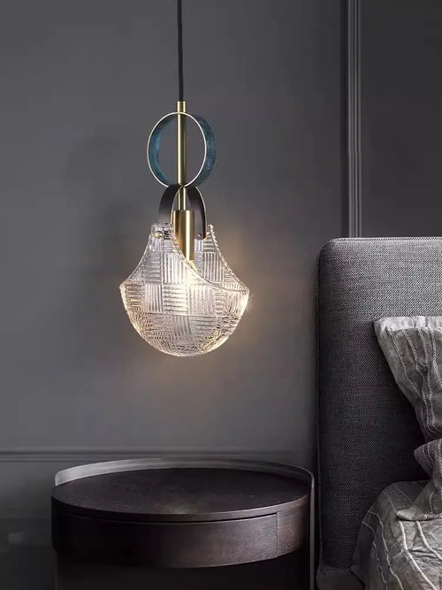 suspension art déco cristal luminaire élégant pour intérieur moderne - vue 6 sur 30