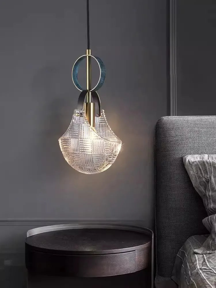 suspension art déco cristal luminaire élégant pour intérieur moderne - vue 5 sur 30