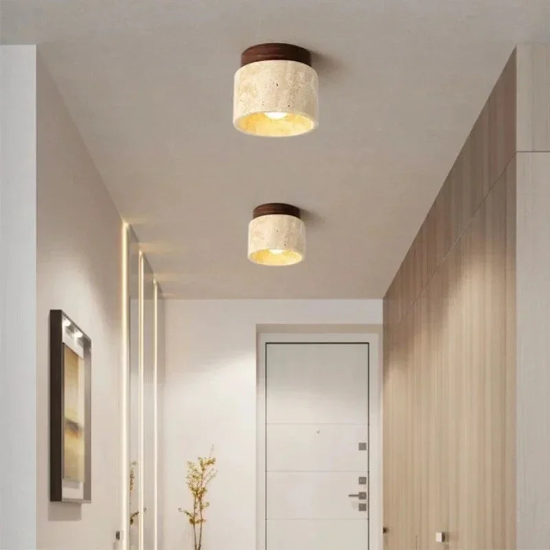 plafonnier en pierre minimaliste pour une ambiance apaisante - vue 4 sur 9