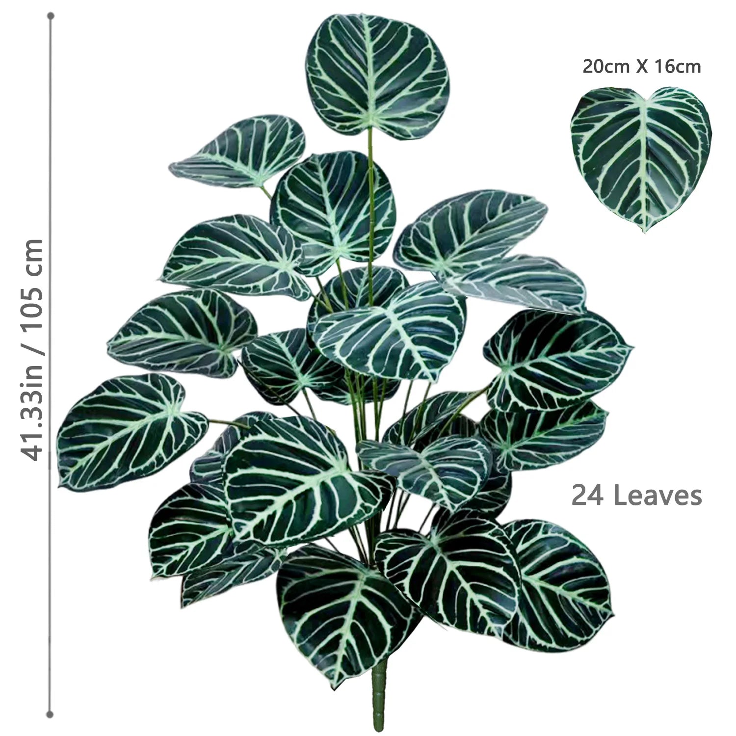 plante artificielle en pot feuille de pommier pour décoration intérieure - vue 12 sur 17