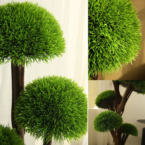 plantes vertes artificielles bonsaï arbre en pot pour décoration intérieure - vue 5 sur 8