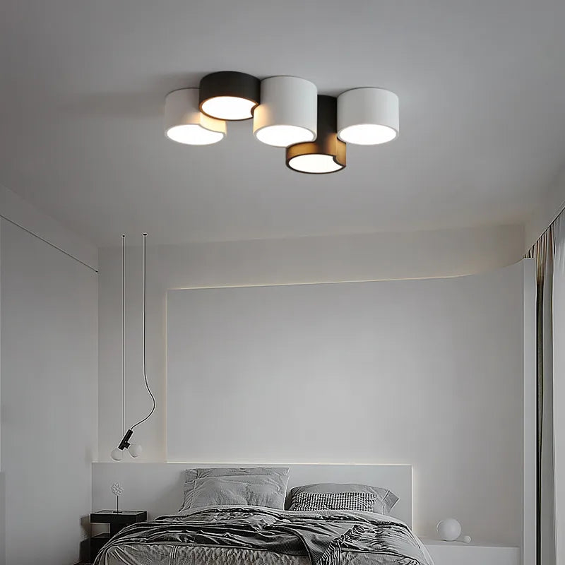 Lustre Lumières Géométrique Simple Moderne Luminaire Décor - vue 5 sur 15