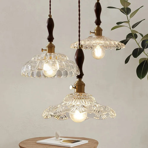 suspension en verre rustique avec interrupteur pour décoration moderne - vue 2 sur 15